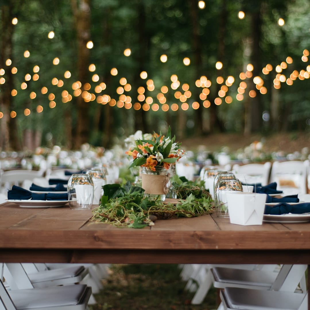 Bistro Light Wedding Farm Table Danielle Peterson Photography PNW Weddings Bistro Light Wedding Farm Table Danielle Peterson Photography PNW Weddings