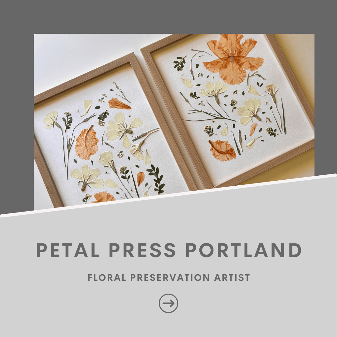 Directory - Petal Press Portland Bouquet Preservation Artist PNW Directory Image - EC Matrimony