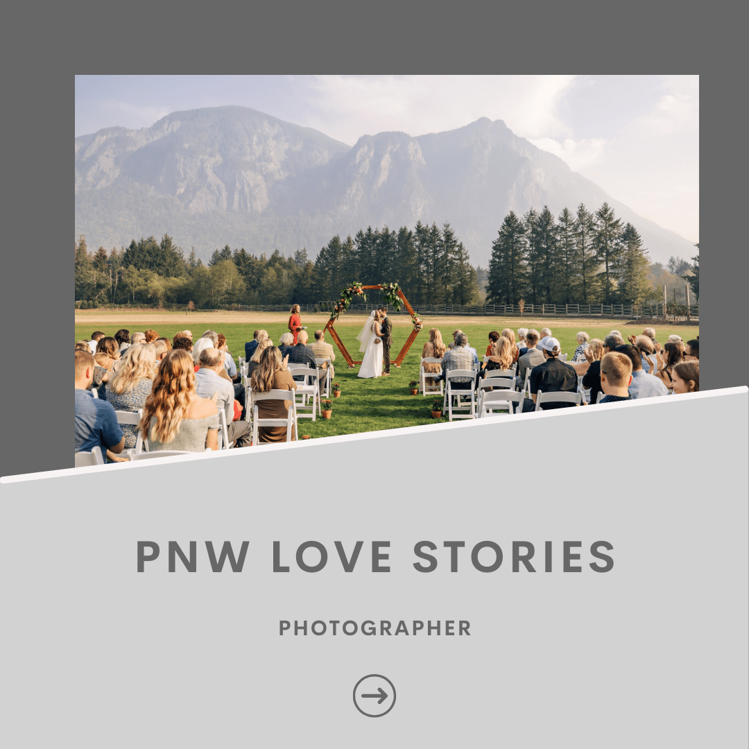 Vendor Directory-PNW Love Stories- Washington Wedding With Mountain Ceremony Backdrop At North Fork Farm Snoqualmie PNW Directory Image - 3 Birds Caravan