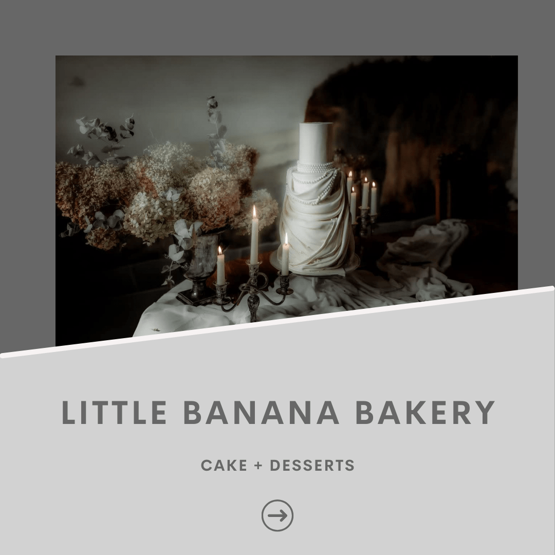 Wedding Directory-Little Banana Bakery-Timeless Draped Pearl White Fondant Cake For Oregon Wedding PNW Directory Image - EC Matrimony