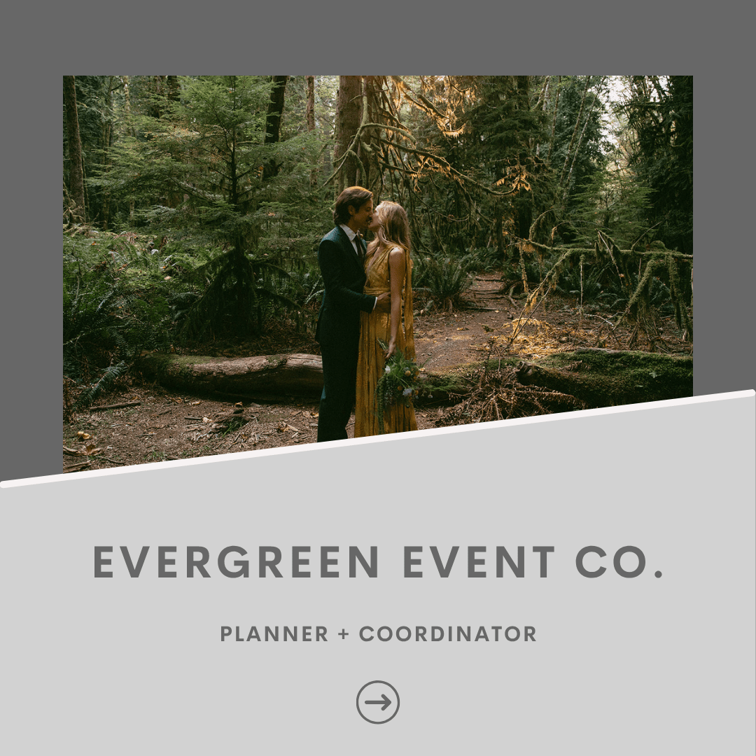 PNW Weddings - Evergreen Event Co - Outdoor Wedding Locations Nature Bridge At Olympic PNW Directory Image - EC Matrimony