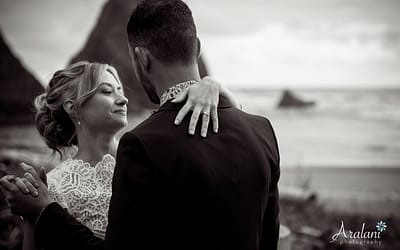 Nicky and Alec’s beautiful beachside wedding