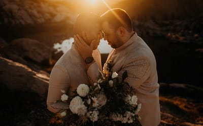 Kenneth + Adelberto’s Enchanting Mountaintop Pacific Northwest Wedding