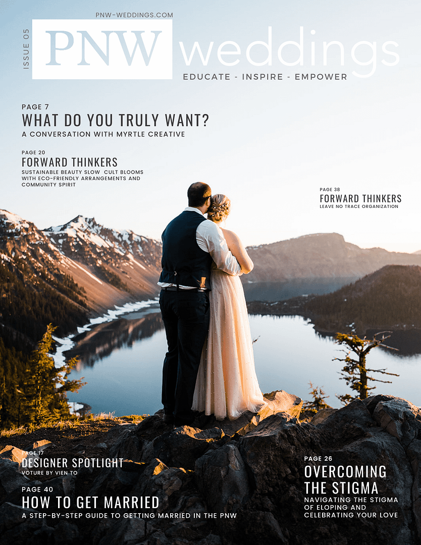 ISSUE 05 - PNW Weddings - Cover