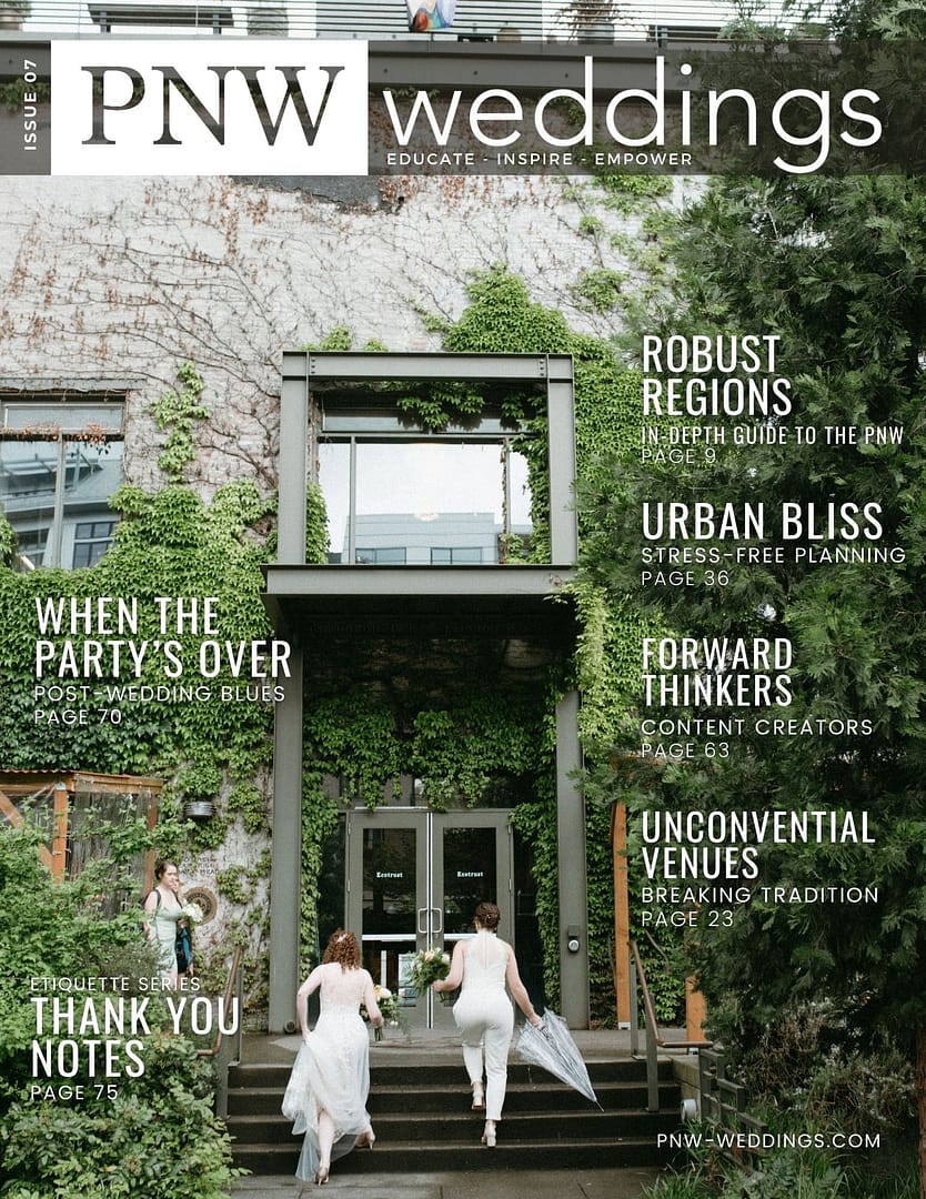 ISSUE 07 - PNW Weddings Magazine Cover