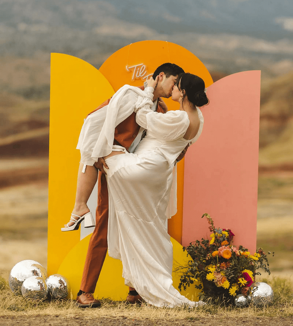 Katy Nevinsky Photography PNW Weddings Videography Photography Disco Ball Wedding-min