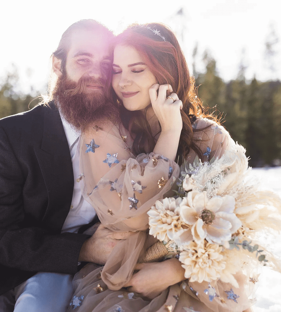 Katy Nevinsky Photography PNW Weddings Videography PhotographyStar Wedding Gown Nude-min